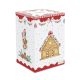 Pote com Tampa 18cm - Sweet Christmas Multicolorido - Easy Life EASY LIFE ELR1444SWEC
