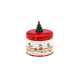 Frasco de Doces Decoração Natal 12,8cm Vermelho E Branco - Hermann Bauer HERMANN BAUER HB5346