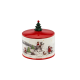 Candy Jar Christmas Decor 15,2cm Red And White - Hermann Bauer HERMANN BAUER HB5347