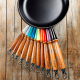 Low Skillet with Wood Handle Volcanic 26cm - Le Creuset LE CREUSET LC20058260900460