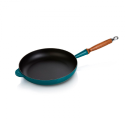Low Skillet with Wood Handle Deep Teal 28cm - Le Creuset LE CREUSET LC20058286420460