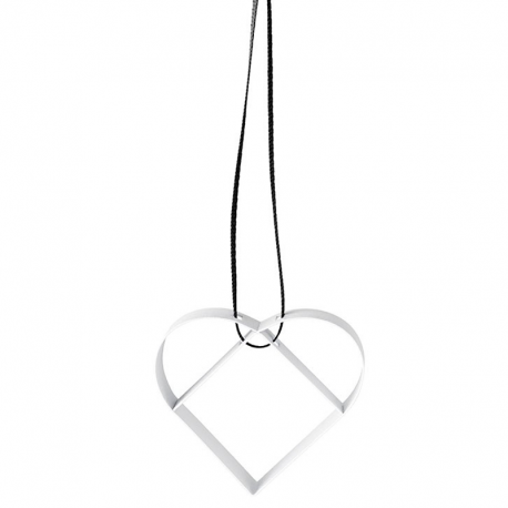 Ornamento Corazón Grande Blanco - Figura - Stelton STELTON STT10604-2