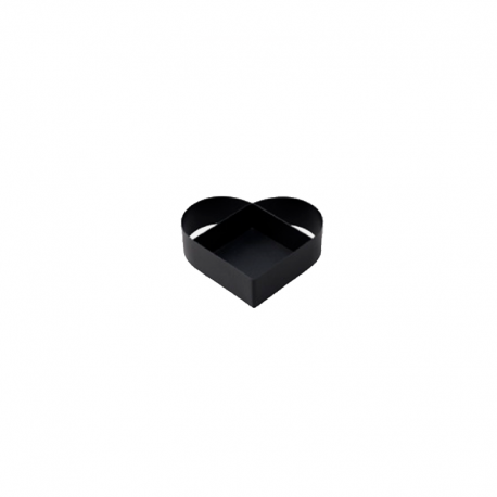 Heart Candleholder Black - Figura - Stelton STELTON STT10608-1