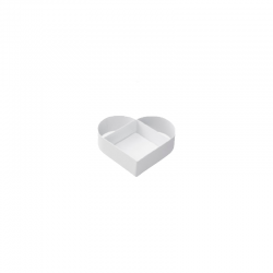 Castiçal Coração Branco - Figura - Stelton STELTON STT10608-2