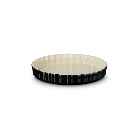 Stoneware Fluted Flan Dish 28cm Black Onyx - Heritage - Le Creuset LE CREUSET LC71120281400001