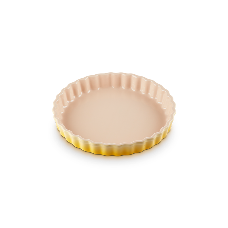 Stoneware Fluted Flan Dish 28cm Soleil Heritage Le Creuset