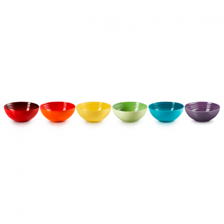 Set 6 Bols Arcoíris 16cm - Rainbow - Le Creuset LE CREUSET LC79286168359006