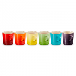 Set de 6 Tazas Espresso Arcoíris 350ml - Rainbow - Le Creuset LE CREUSET LC79114358359030