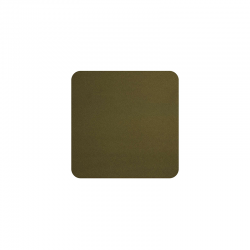 Conj. 4 Bases Copos 10x10cm Caqui - Soft Leather - Asa Selection