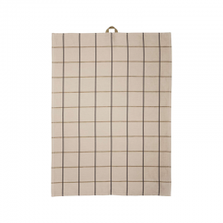 Kitchen Towel 50x70cm Nougat Pattern - Half-Linen - Asa Selection