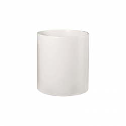 White Cylindre Vase 15cm - Haruko White - Asa Selection