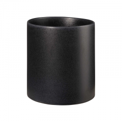 Black Cylindre Vase 19cm - Haruko Black - Asa Selection