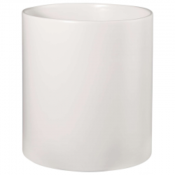 White Cylindre Vase 29cm - Haruko White - Asa Selection