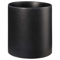 Black Cylindre Vase 29cm - Haruko Black - Asa Selection