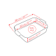 Rectangular Baker Slate 36cm - Appolia - Peugeot Saveurs PEUGEOT SAVEURS PG61227