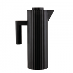 Thermo Insulated Jug Black - Plissé - Alessi