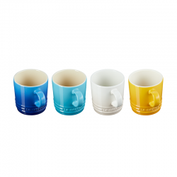 Set of 4 Espresso Mugs - Riviera Mix - Le Creuset LE CREUSET LC89113101219030