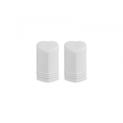 Set of Heart Salt and Pepper Shakers White - L'Amour - Le Creuset LE CREUSET LC89373130100003