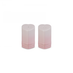 Conjunto Saleiro e Pimenteiro Coração Shell Pink - L'Amour - Le Creuset