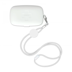 Pocket Case for Face Mask White - On The Go - Guzzini Protection