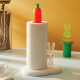 Porta-Rolos de Cozinha Branco e Laranja - Bunny & Carrot - A Di Alessi A DI ALESSI AALEASG42W