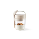 Jar with Spoon Organic 400ml - To Go Stone - Lekue LEKUE LK0301014V19U150