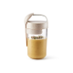 Jar with Spoon Organic 600ml - To Go Stone - Lekue LEKUE LK0301020V19U150