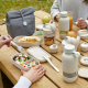Lunchbag Organic - To Go Stone - Lekue LEKUE LK0301072V19U150