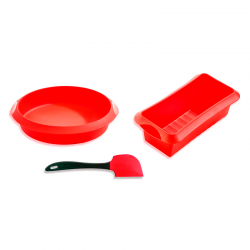 Kit de Iniciação à Pastelaria - Essential Vermelho - Lekue LEKUE LK3000115SURM017