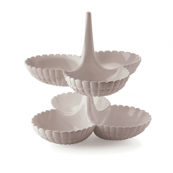 Set of 2 Hors d’Oeuvres Dish Taupe - Tiffany - Guzzini