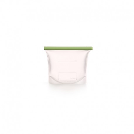 Saco de Silicone Reutilizável 1L Transparente E Verde - Lekue LEKUE LK3400810B04U004
