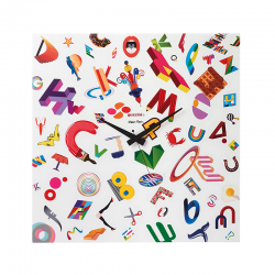 Reloj de Pared Alphaclock Multicolor - Home - Guzzini