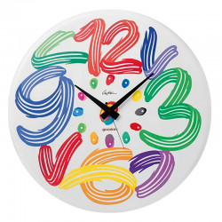 Reloj de Pared Art Time Multicolor - Home - Guzzini