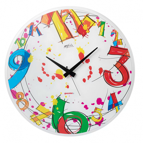 Relógio de Parede Number Time Multicolorido - Home - Guzzini GUZZINI GZ19590352