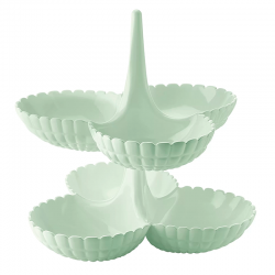 Set of 2 Hors d’Oeuvres Dishes Mauve Green - Tiffany - Guzzini GUZZINI GZ199201243