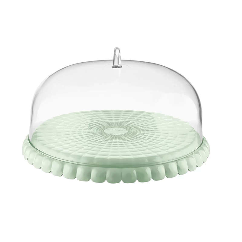 Porta Tartas con Campana Verde Malva - Tiffany - Guzzini