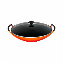 Wok with Glass Lid 36cm Volcanic - Collection - Le Creuset LE CREUSET LC25304360900460