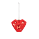 Ornamento de Natal Amore al Cubo - Le Palle Quadrate - Alessi ALESSI ALESGJ0218