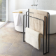 Bath Towel Hanger With 3 Bars Black - Tower - Yamazaki YAMAZAKI YMZ4980