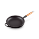 Low Frying Pan Wooden Handle Black Mate 28cm - Signature - Le Creuset LE CREUSET LC20258280000422