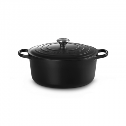 Cocotte Redonda 30cm Negro - Evolution Negro Mate - Le Creuset