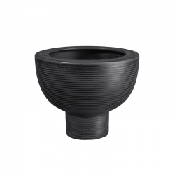 Planter with Foot Black 20cm - Midoro - Asa Selection ASA SELECTION ASA2218174