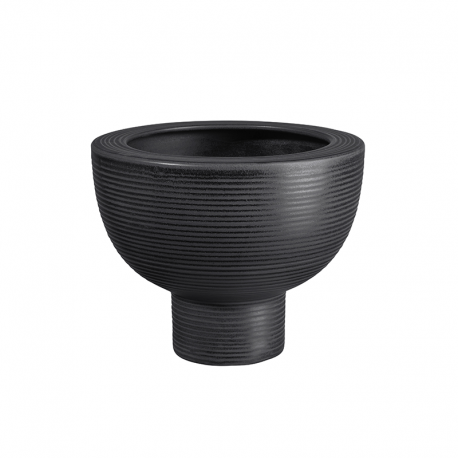 Planter with Foot Black 20cm - Midoro - Asa Selection ASA SELECTION ASA2218174