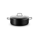 Rustidera Antiadherente con Tapa Cristal 28cm Negro - Le Creuset LE CREUSET LC51113280010500