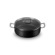 Non-Stick Sauteuse with Glass Lid 28cm Black - Le Creuset LE CREUSET LC51113280010500