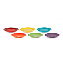 Stoneware Rainbow Set of 6 Side Plates - Le Creuset LE CREUSET LC79285228359006