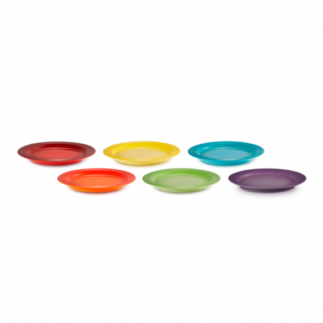 Set de 6 Platos Pequeños Arcoíris - Le Creuset LE CREUSET LC79285228359006