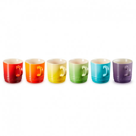 Conj. 6 Chávenas Cappuccino Arco-íris 200ml - Rainbow Arco-Íris - Le Creuset LE CREUSET LC79114208359030