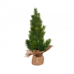 Artifical Pine Tree 40cm - Quadro Green And Brown - Asa Selection