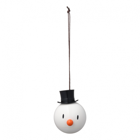 Snowman Ornament 2 PCS White - Hoptimist HOPTIMIST HOP26095